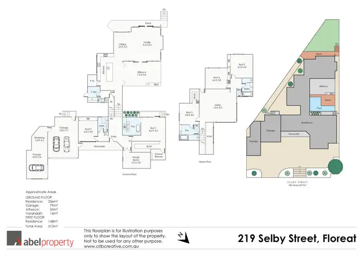 Floorplan of Homely house listing, 219 Selby Street, Floreat WA 6014