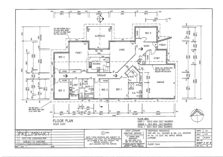 Floorplan of Homely house listing, 12 Earl Grove, Latrobe TAS 7307