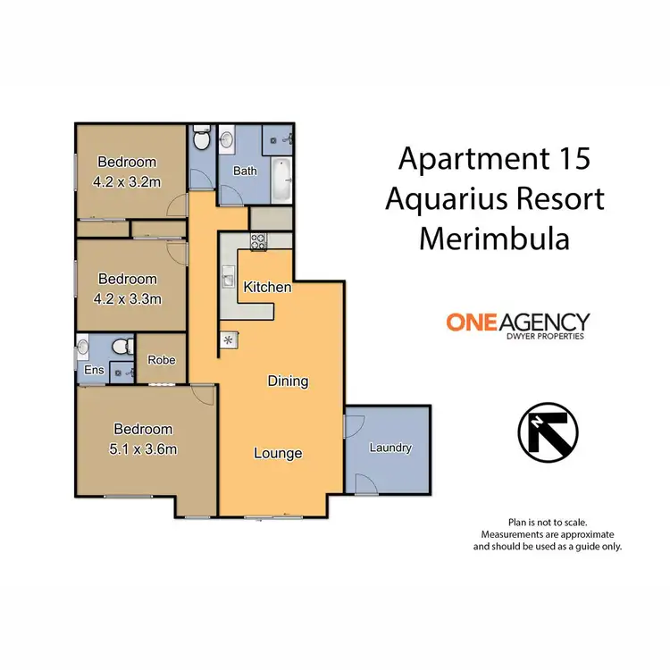 Floorplan of Homely apartment listing, 15/1 Dunns Lane, Merimbula NSW 2548