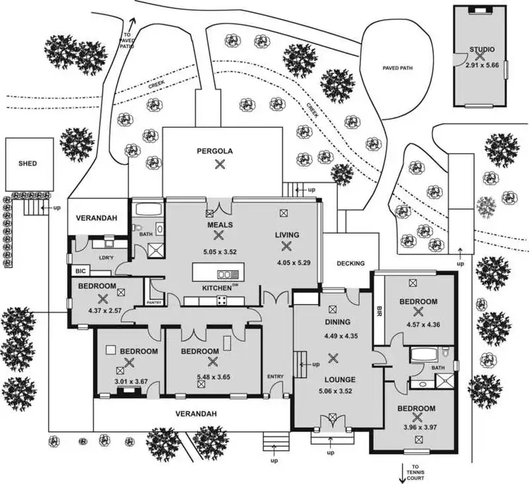 Floorplan of Homely house listing, 12 Avenue Road, Stirling SA 5152
