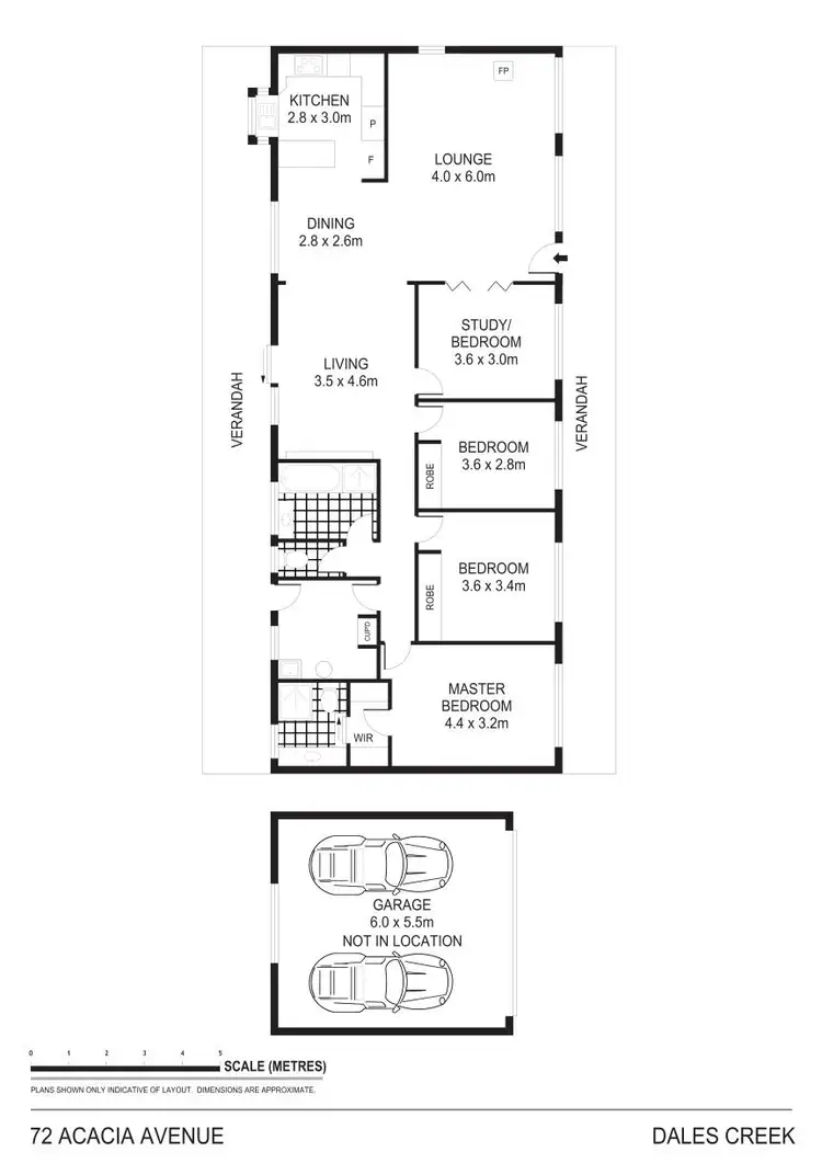 Floorplan of Homely rural property listing, 72 Acacia Avenue, Dales Creek VIC 3341