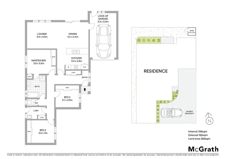 Floorplan of Homely unit listing, 2/5-7 Lindel Street, Newcomb VIC 3219
