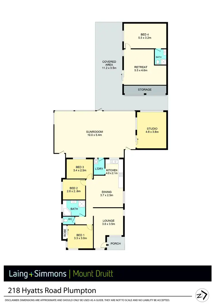 Floorplan of Homely house listing, 218 Hyatts Road, Plumpton NSW 2761