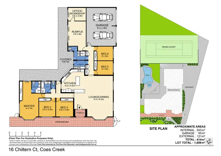 Floorplan of Homely house listing, 16 Chiltern Court, Coes Creek QLD 4560