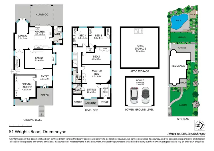 Floorplan of Homely house listing, 51 Wrights Road, Drummoyne NSW 2047