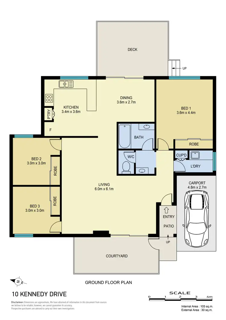 Floorplan of Homely house listing, 10 Kennedy Drive, Port Macquarie NSW 2444