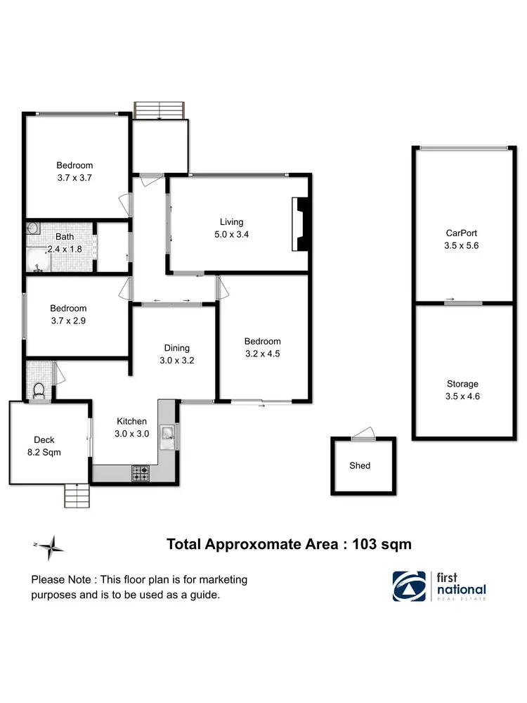 Floorplan of Homely house listing, 88 Tolosa Street, Glenorchy TAS 7010
