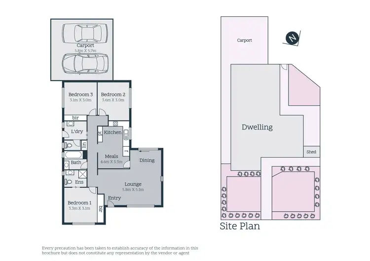 Floorplan of Homely house listing, 1/351 Findon Road, Epping VIC 3076