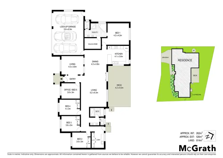 Floorplan of Homely house listing, 95 Bottlebrush Drive, Lammermoor QLD 4703