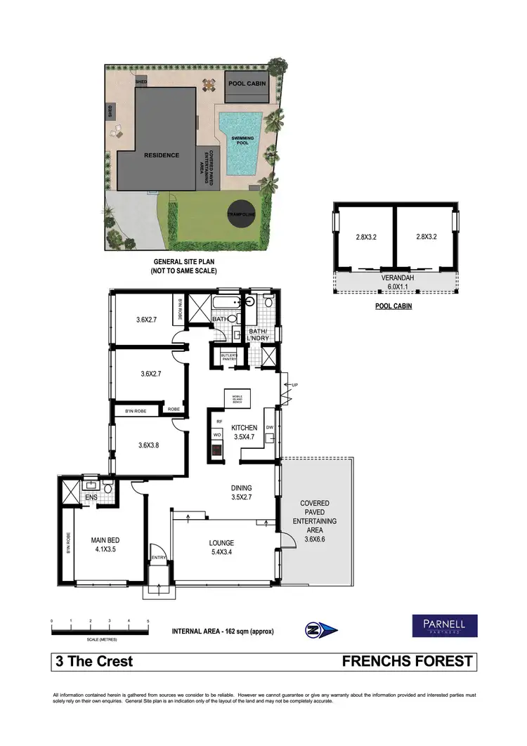 Floorplan of Homely house listing, 3 The Crest, Frenchs Forest NSW 2086