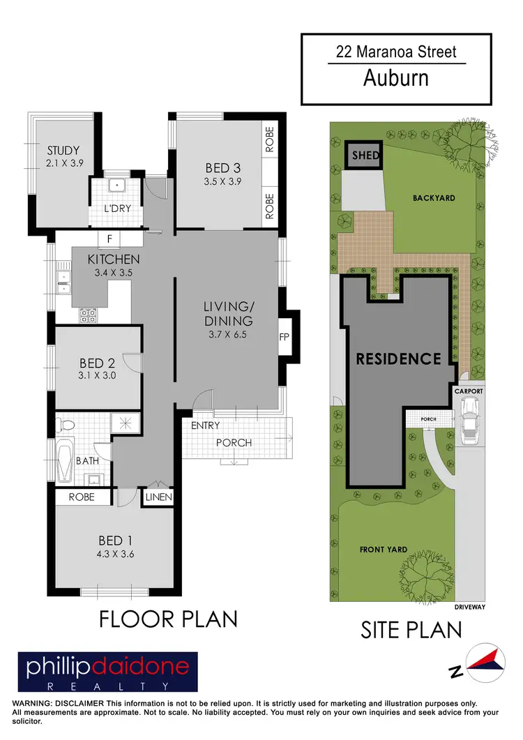 Floorplan of Homely house listing, 22 Maranoa Street, Auburn NSW 2144