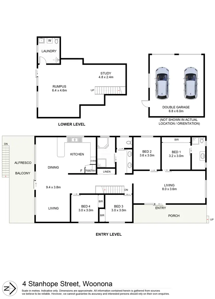 Floorplan of Homely house listing, 4 Stanhope Street, Woonona NSW 2517
