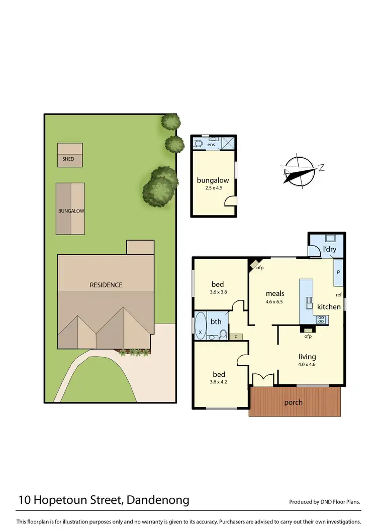 Floorplan of Homely house listing, 10 Hopetoun Street, Dandenong VIC 3175