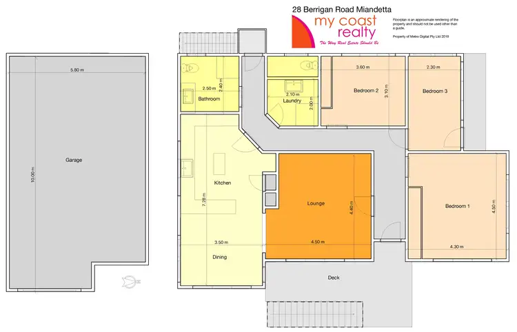 Floorplan of Homely house listing, 28 Berrigan Road, Miandetta TAS 7310