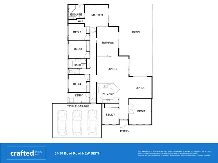 Floorplan of Homely house listing, 34-38 Boyd Road, New Beith QLD 4124