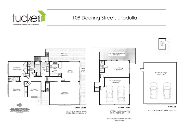 Floorplan of Homely house listing, 108 Deering Street, Ulladulla NSW 2539