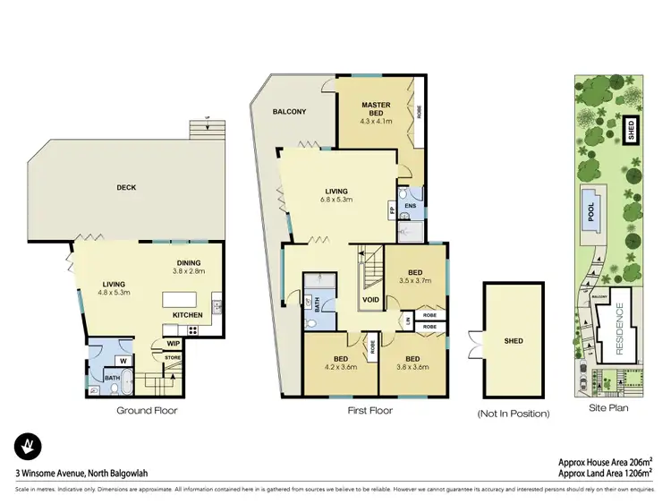 Floorplan of Homely house listing, 3 Winsome Avenue, North Balgowlah NSW 2093