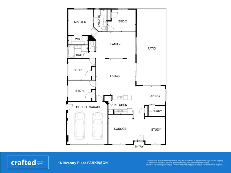 Floorplan of Homely house listing, 16 Inverary Place, Parkinson QLD 4115