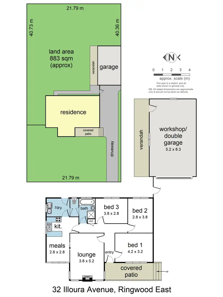 Floorplan of Homely house listing, 32 Illoura Avenue, Ringwood East VIC 3135