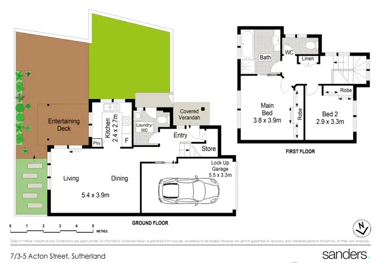 Floorplan of Homely townhouse listing, 7/3-5 Acton Street, Sutherland NSW 2232
