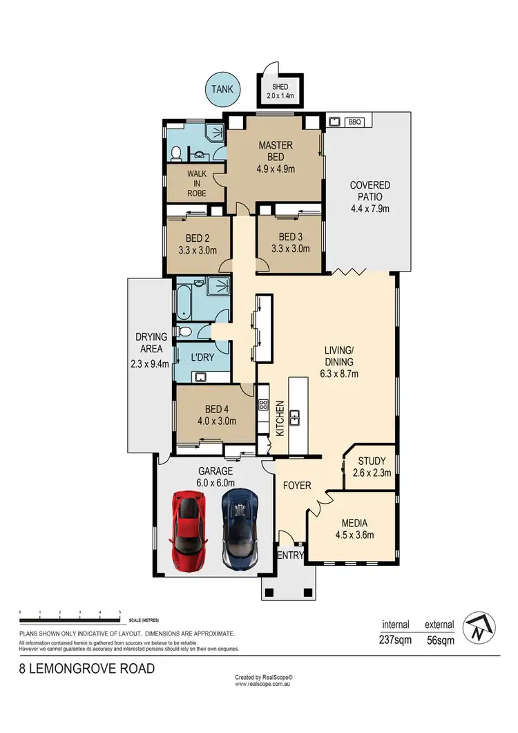 Floorplan of Homely house listing, 8 Lemongrove Road, Birkdale QLD 4159