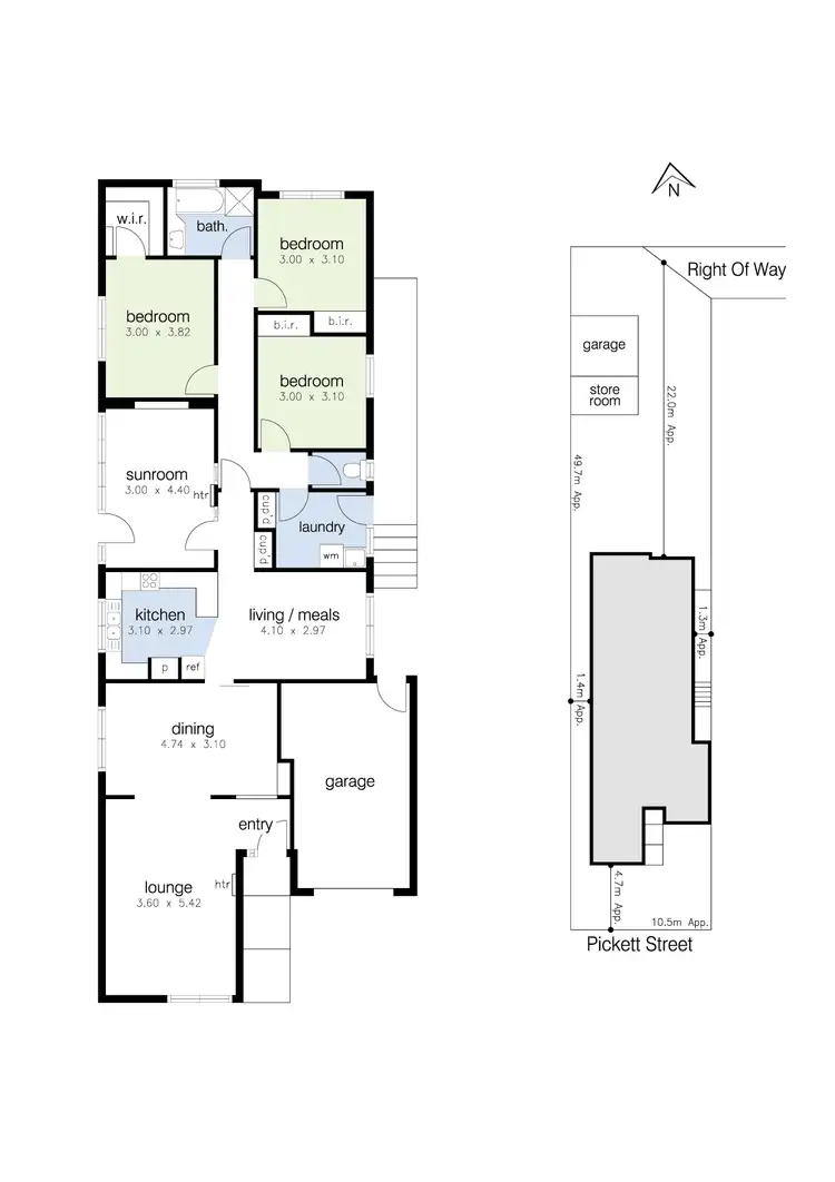 Floorplan of Homely house listing, 68 Pickett Street, Footscray VIC 3011