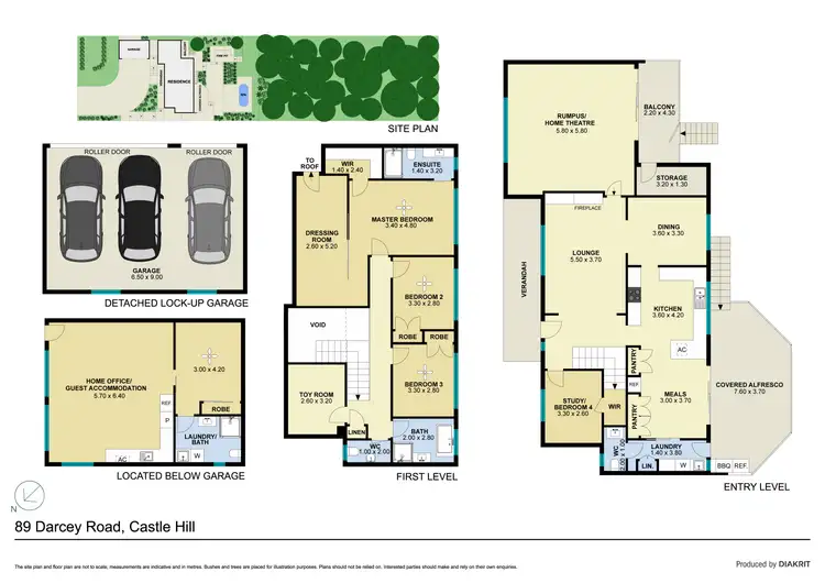 Floorplan of Homely house listing, 89 Darcey Road, Castle Hill NSW 2154
