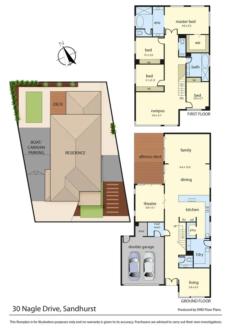 Floorplan of Homely house listing, 30 Nagle Drive, Sandhurst VIC 3977