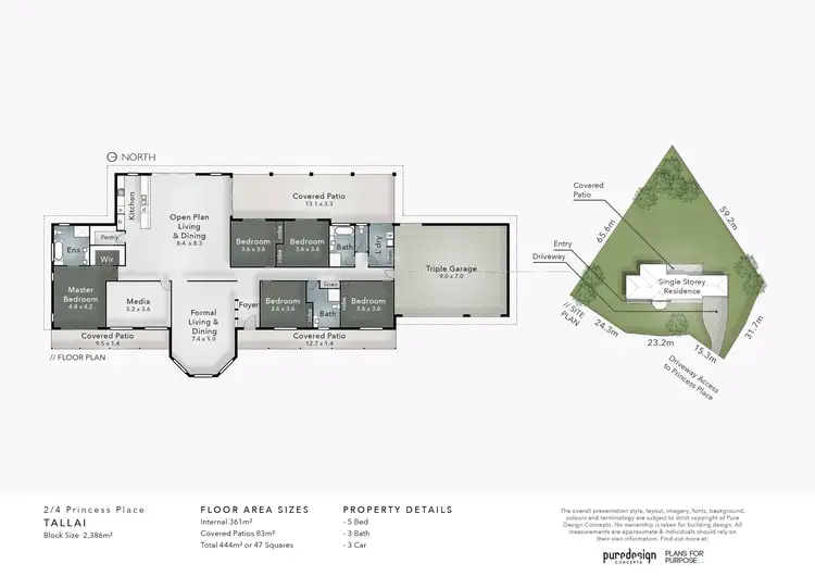 Floorplan of Homely house listing, 2/4 Princess Place, Tallai QLD 4213
