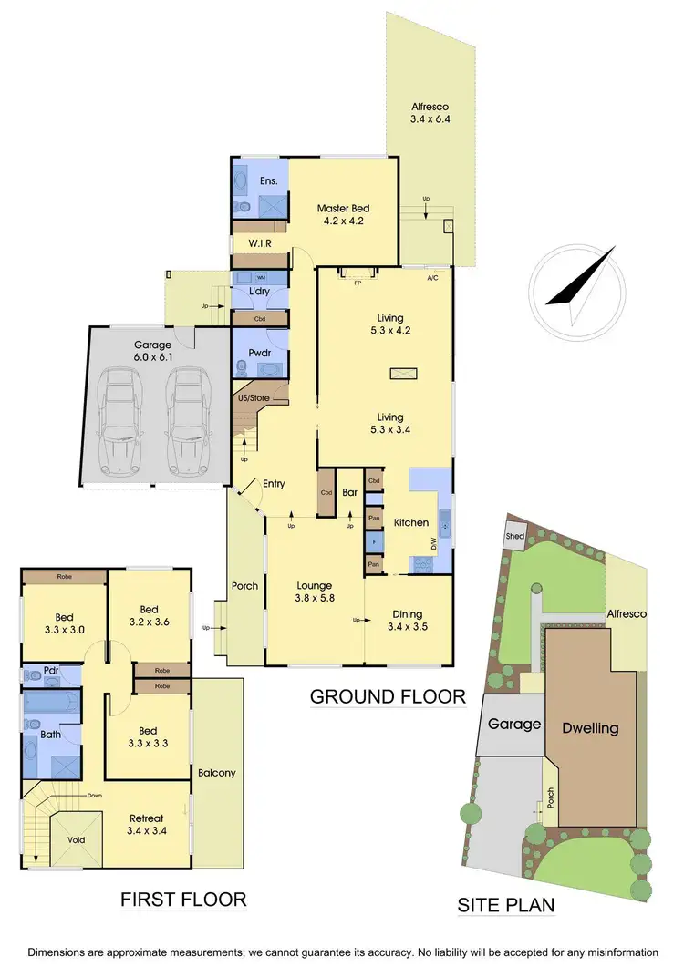 Floorplan of Homely house listing, 46 Blossom Park Drive, Mill Park VIC 3082