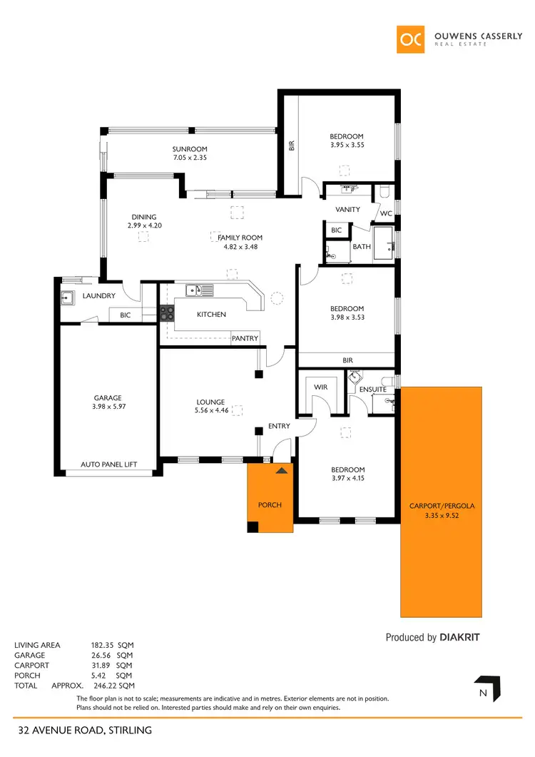 Floorplan of Homely house listing, 32 Avenue Road, Stirling SA 5152