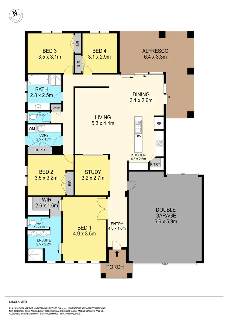 Floorplan of Homely house listing, 24 Delaney Drive, Miners Rest VIC 3352