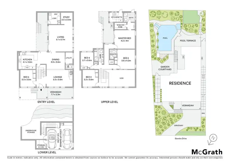 Floorplan of Homely house listing, 105 Siandra Drive, Kareela NSW 2232