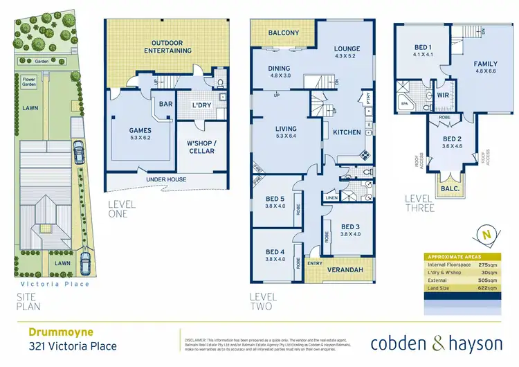 Floorplan of Homely house listing, 321 Victoria Place, Drummoyne NSW 2047