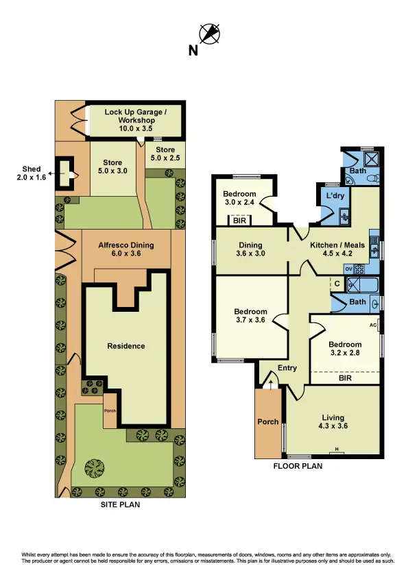 Floorplan of Homely house listing, 24 Neil Street, Sunshine VIC 3020