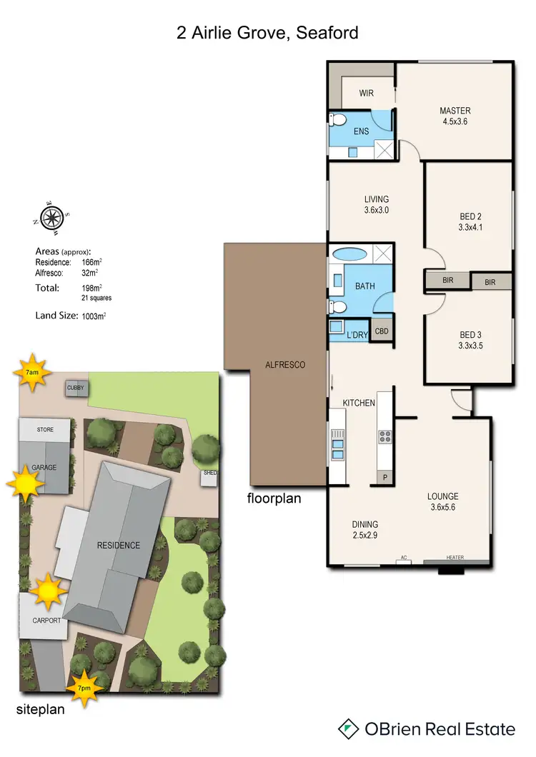 Floorplan of Homely house listing, 2 Airlie Grove, Seaford VIC 3198