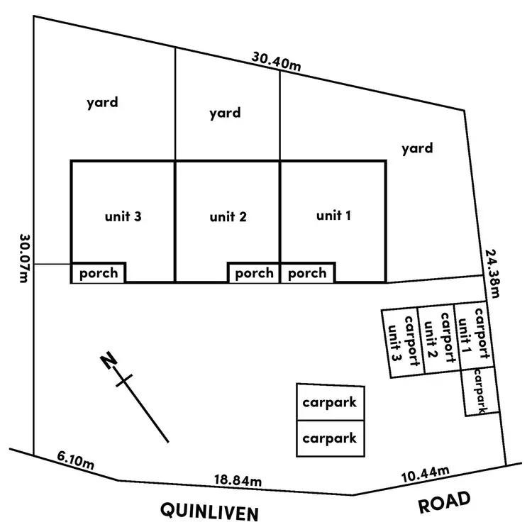 Floorplan of Homely unit listing, 1-3/3 Quinliven Road, Port Willunga SA 5173