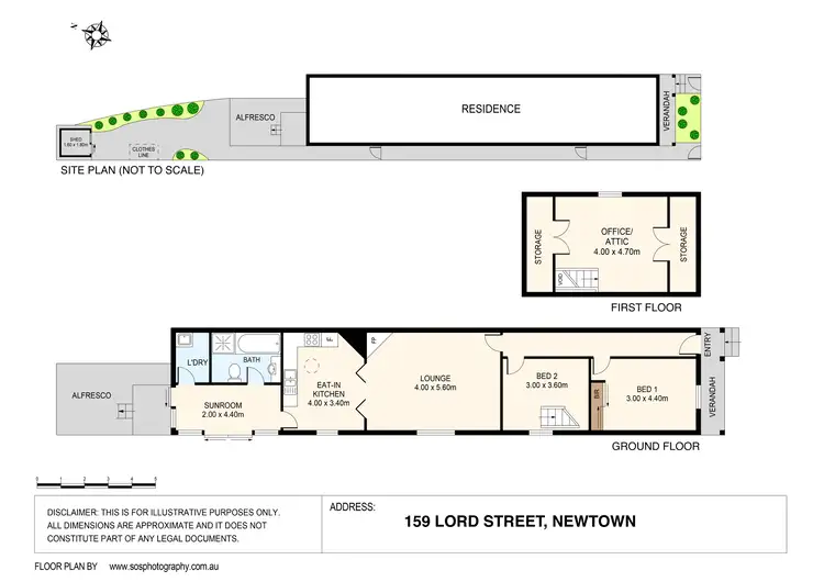 Floorplan of Homely house listing, 159 Lord Street, Newtown NSW 2042