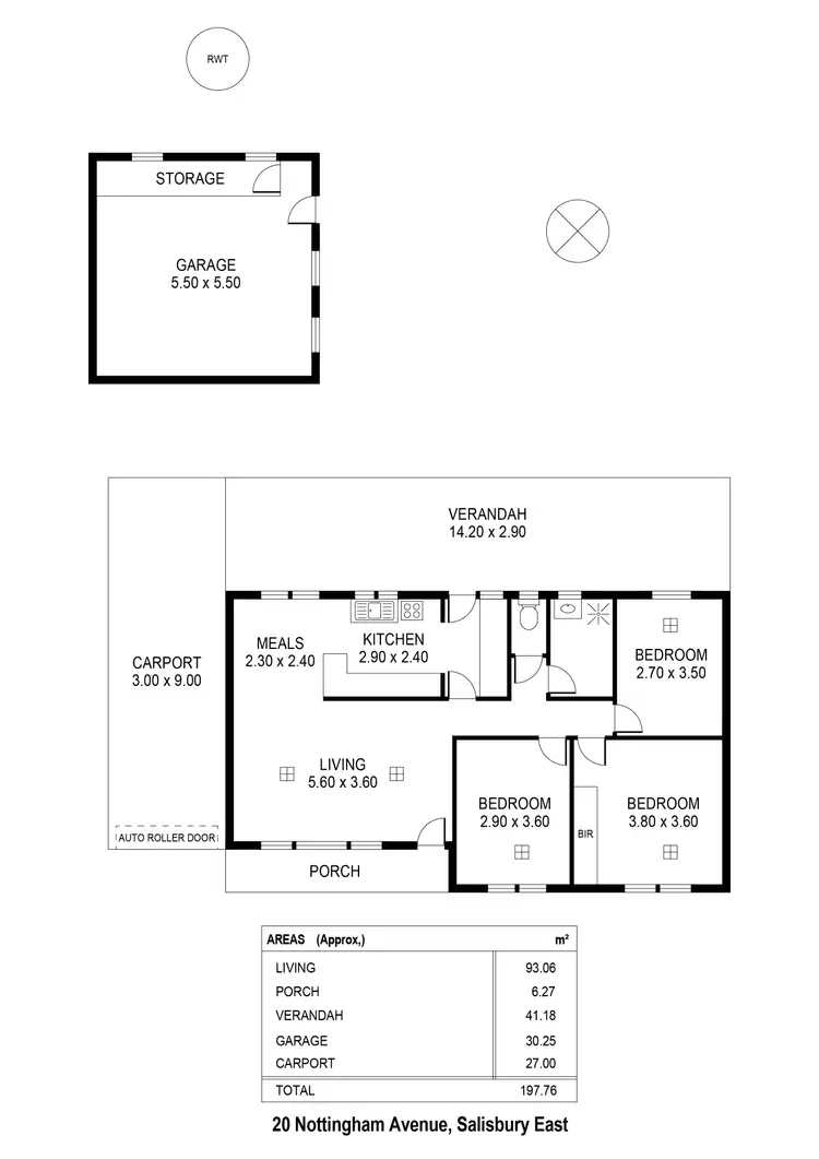Floorplan of Homely house listing, 20 Nottingham Avenue, Salisbury East SA 5109