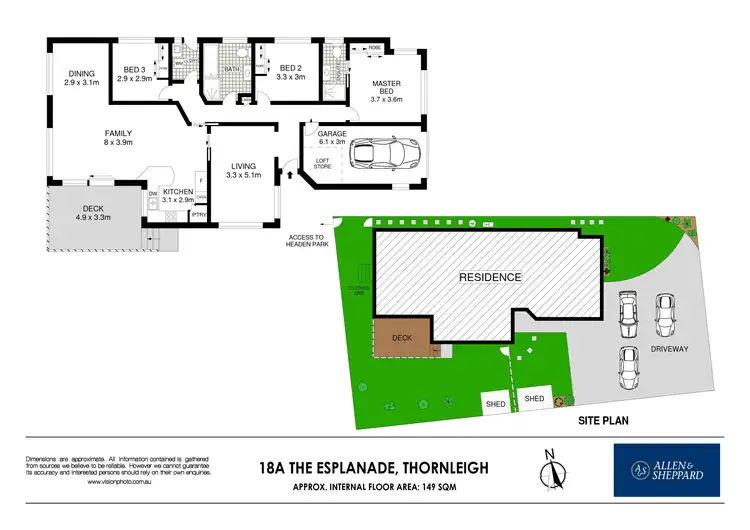 Floorplan of Homely house listing, 18A The Esplanade, Thornleigh NSW 2120