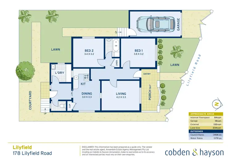 Floorplan of Homely house listing, 178 Lilyfield Road, Lilyfield NSW 2040