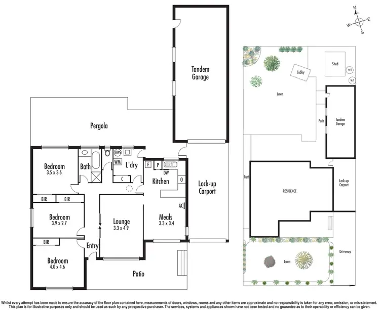 Floorplan of Homely house listing, 1 Wallace Avenue, Dandenong VIC 3175