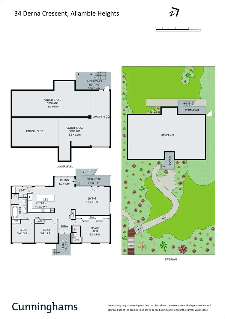Floorplan of Homely house listing, 34 Derna Crescent, Allambie Heights NSW 2100