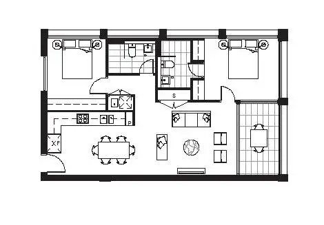 Floorplan of Homely apartment listing, 1101/3 Blake Street, Kogarah NSW 2217