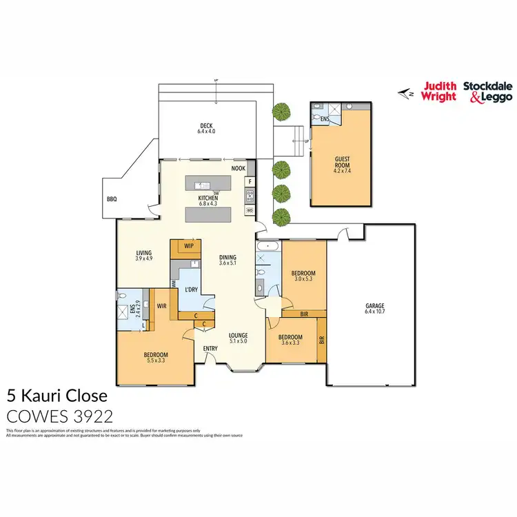 Floorplan of Homely house listing, 5 Kauri Close, Cowes VIC 3922