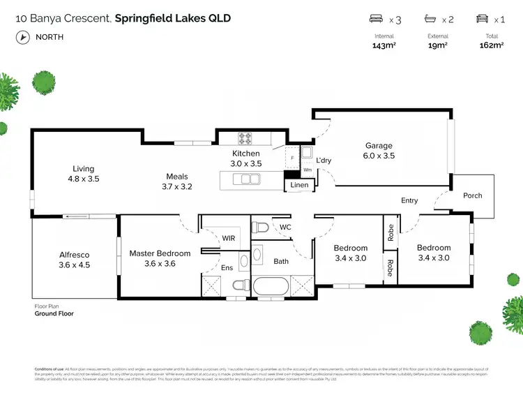 Floorplan of Homely house listing, 10 Banya Crescent, Springfield Lakes QLD 4300