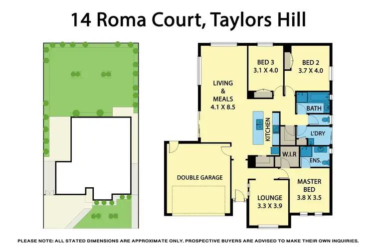 Floorplan of Homely house listing, 14 Roma Court, Taylors Hill VIC 3037