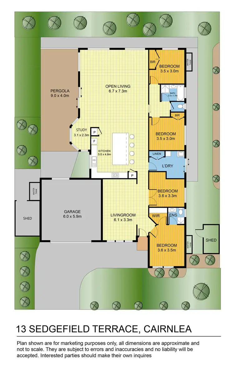 Floorplan of Homely house listing, 13 Sedgefield Terrace, Cairnlea VIC 3023