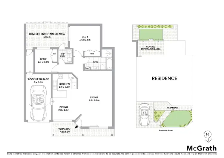 Floorplan of Homely villa listing, 9B Emmaline Street, Ramsgate Beach NSW 2217