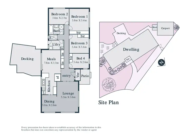 Floorplan of Homely house listing, 3 Dyer Court, Epping VIC 3076